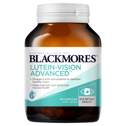 Blackmores Lutein Vision Advanced 60 Capsules - OhYouLuckyDuck.com.au