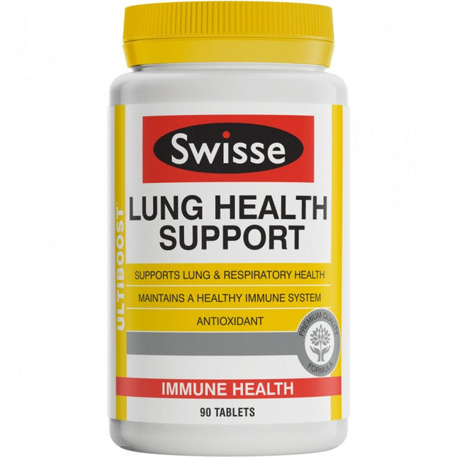 Swisse Ultiboost Lung Health Support Tabs 90 - OhYouLuckyDuck.com.au