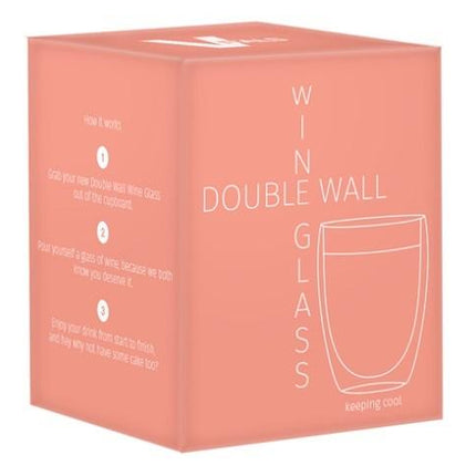 Vital Double Wall Insulated Wine Glass 300ML