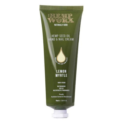 Hemp Worx Lemon Myrtle Hand Cream 75 ml - OhYouLuckyDuck.com.au