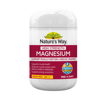 Nature's Way Magnesium High Strength 250 Tablets