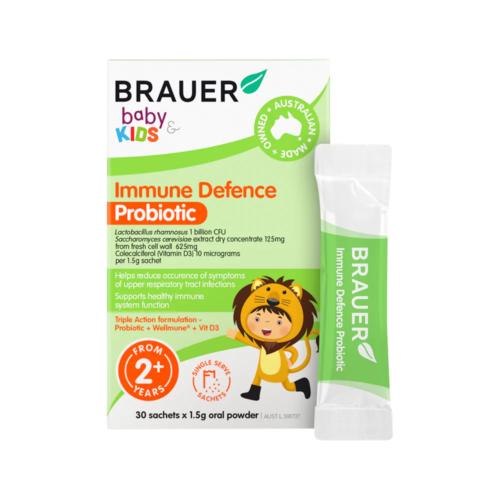Brauer Kids Immune Probiotic Sachets 30 - OhYouLuckyDuck.com.au