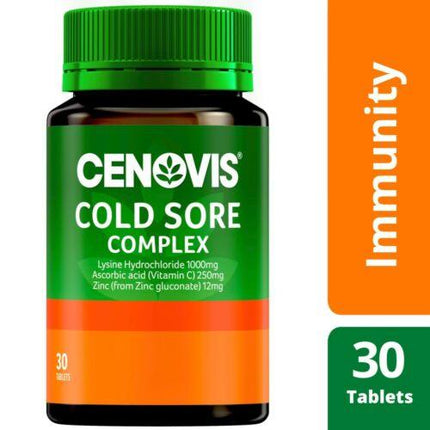 Cenovis Cold Sore Complex 30 Tablets - OhYouLuckyDuck.com.au