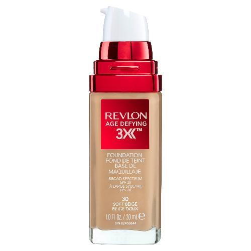 Revlon Age Defying 3X Foundation Soft Beige 30ML - OhYouLuckyDuck.com.au