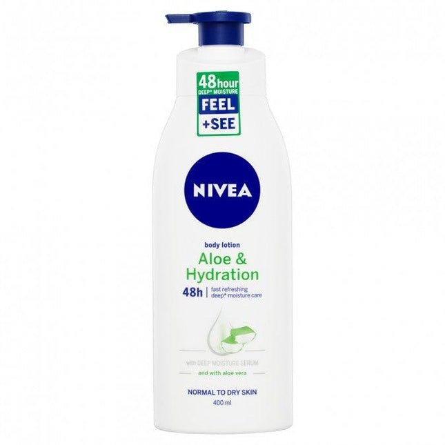 Nivea Body Aloe & Hydration Lotion 400ml - OhYouLuckyDuck.com.au