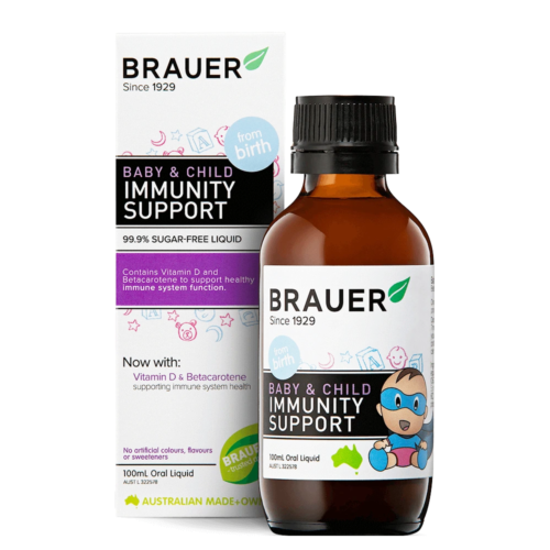 Brauer Baby & Child Immunity Support Oral Liquid 100ml - OhYouLuckyDuck.com.au