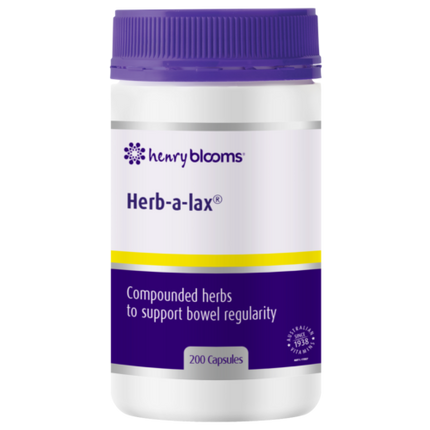 Blooms Herb-a-Lax Caps 200 - OhYouLuckyDuck.com.au