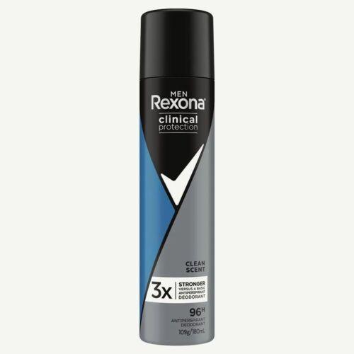 Rexona for Men Clinical Protection Antiperspirant Clean Scent 180ml - OhYouLuckyDuck.com.au