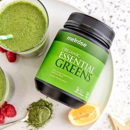 Melrose Organic Essentials Greens 200g - OhYouLuckyDuck.com.au