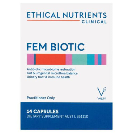 Ethical Nutrients Clinical Fem Biotic 14 Capsules - OhYouLuckyDuck.com.au
