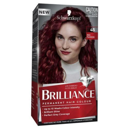 Schwarzkopf Brilliance 43 Red Passion - OhYouLuckyDuck.com.au