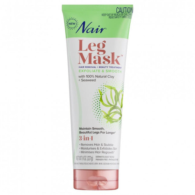 Nair Seaweed & Natural Clay Leg Mask Exfoliate & Smooth 227g - OhYouLuckyDuck.com.au