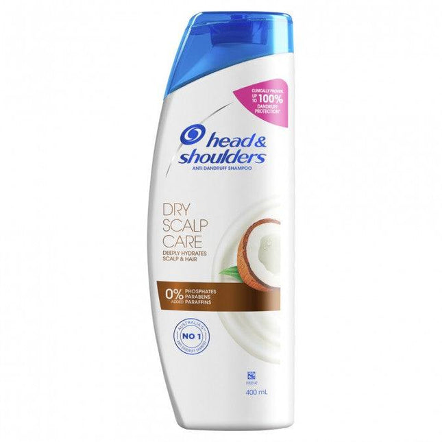 Head & Shoulders Dry Scalp Care Anti Dandruff Shampoo with Coconut Oil for Dry Scalp 400 ml - OhYouLuckyDuck.com.au
