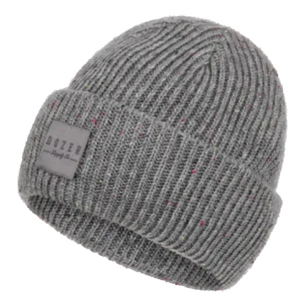 Dozer Boys Montagu Knitted Beanie in Grey Marle