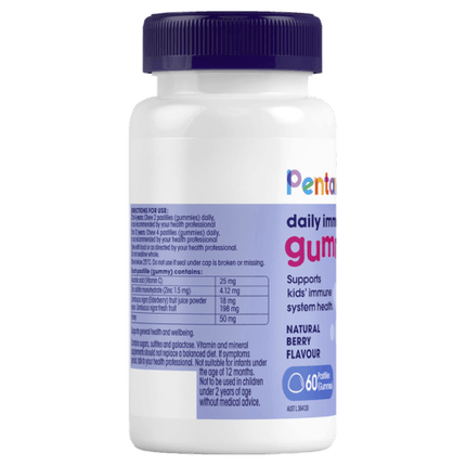 Pentavite Daily Immune Kid Gummies | 60 Gummies - OhYouLuckyDuck.com.au