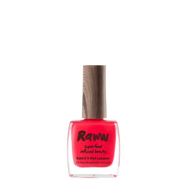 Raww Kale'D It Nail Lacquer Strawberry Bang - OhYouLuckyDuck.com.au