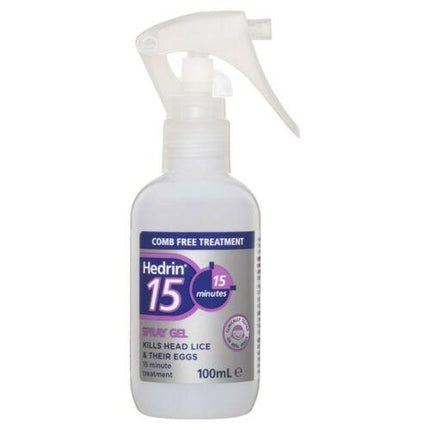 Hedrin 15min Liquid Gel 100ml - OhYouLuckyDuck.com.au