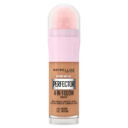 Maybelline Instant Perfector Glow Foundation 02 Medium - OhYouLuckyDuck.com.au