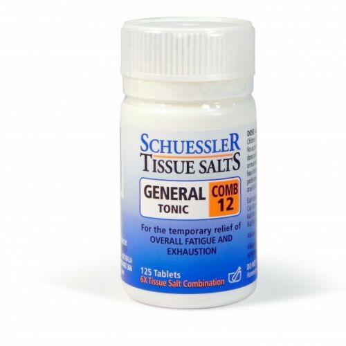 Martin and Pleasance Schuessler Comb 12 General Tonic 125 Tablets - OhYouLuckyDuck.com.au