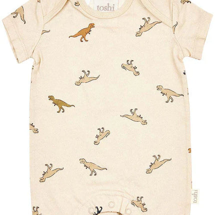 Toshi Onesie Short Sleeve Classic Dinosauria