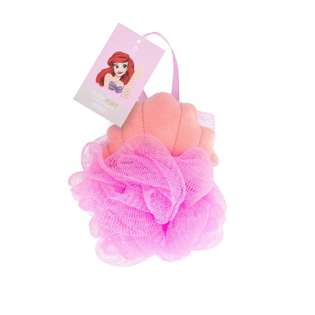 Mad Beauty Disney Pure Princess Ariel Shell Design Loofah Body Puff The Little Mermaid