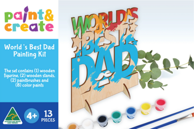Paint and Create World’s Best Dad Kit