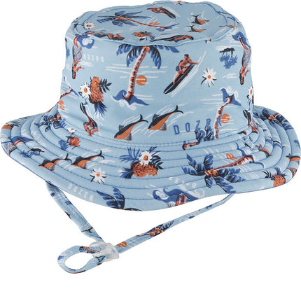 Dozer Baby Boys Bucket Hat Makai Blue Size L