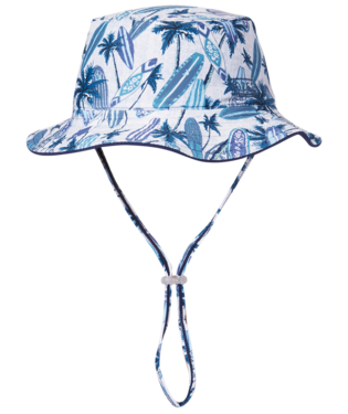Dozer Boys Bucket Hat Wave Break Blue Large