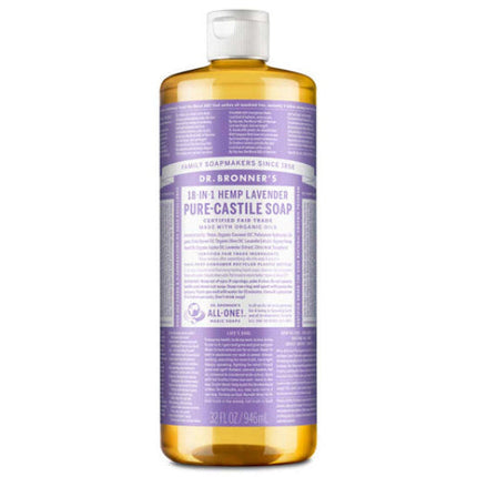 Dr Bronner Cast Soap Lavender 946ml
