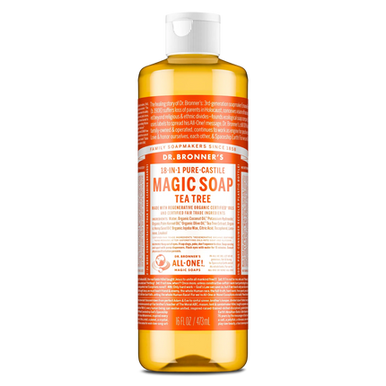 Dr Bronners Tea Tree 473ml Castile Soap