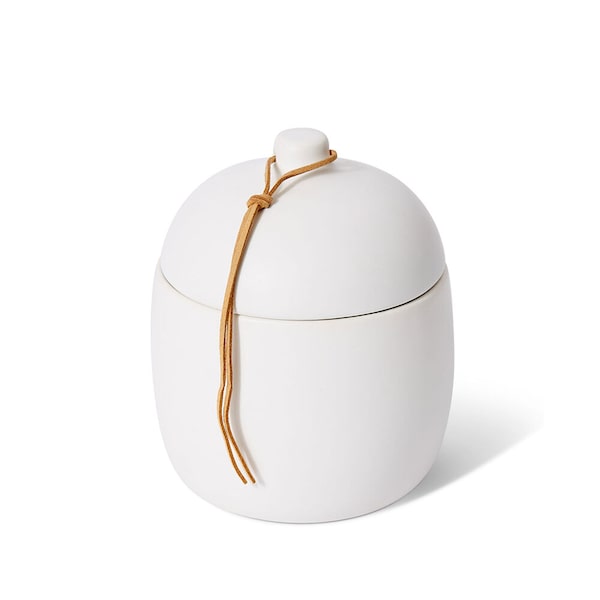 E Style Ceramic Nakano Canister Plant Vase Home Table Decor White 13X15CM