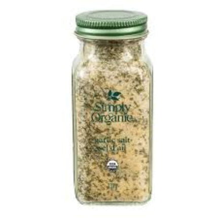 Simply Organic Garlic Salt All Purpose Seasoning Blend 133G