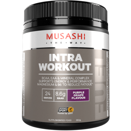 Musashi Intra Workout Purple Grape 350g - OhYouLuckyDuck.com.au