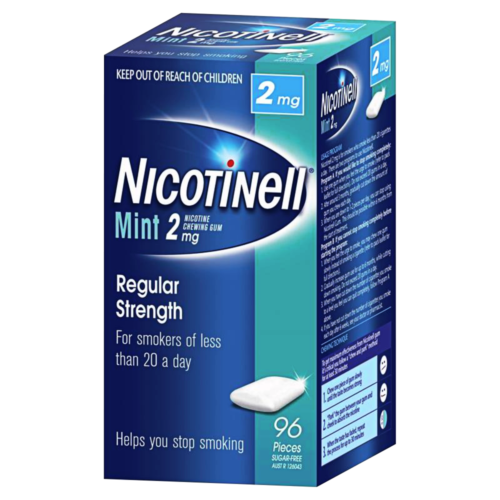 Nicotinell Gum Mint 2mg 96 Pieces - OhYouLuckyDuck.com.au