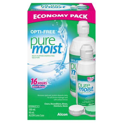 Optifree Puremoist Multi-Purpose Solution Economy Pack