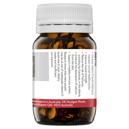 Ethical Nutrients Daily D 90 Capsules - OhYouLuckyDuck.com.au