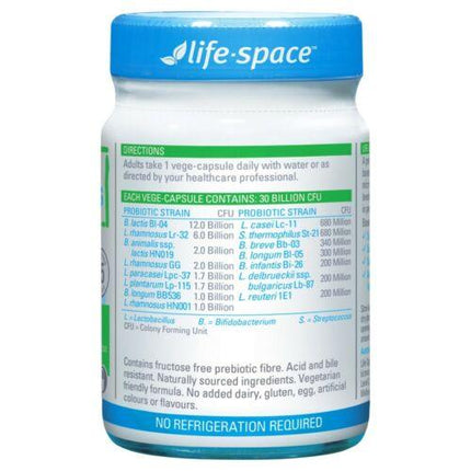 Life Space Probiotic for 60+ Years Capsules 60 - OhYouLuckyDuck.com.au