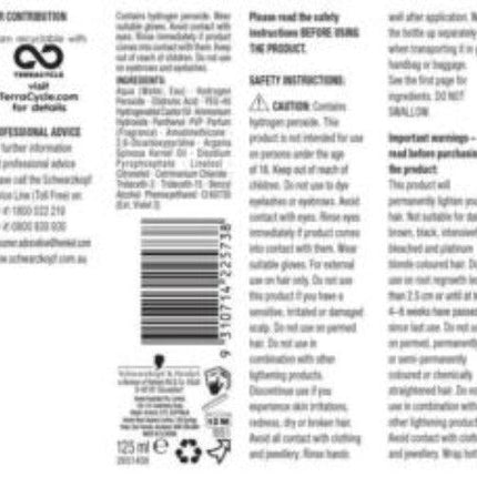 Schwarzkopf Nordic Blonde G1 Lightening Spray 125ml - OhYouLuckyDuck.com.au