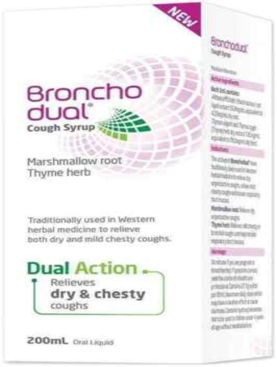 Bronchodual Cough Syrup 200ML - OhYouLuckyDuck.com.au