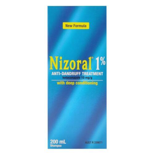 Nizoral 1% Anti-Dandruff Treatment 200mL Medicated Shampoo - OhYouLuckyDuck.com.au