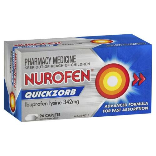 Nurofen Quickzorb 96 Caplets - OhYouLuckyDuck.com.au