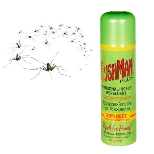 Bushman 'Plus' Aerosol - 20% Deet with Sunscreen (350g) - OhYouLuckyDuck.com.au