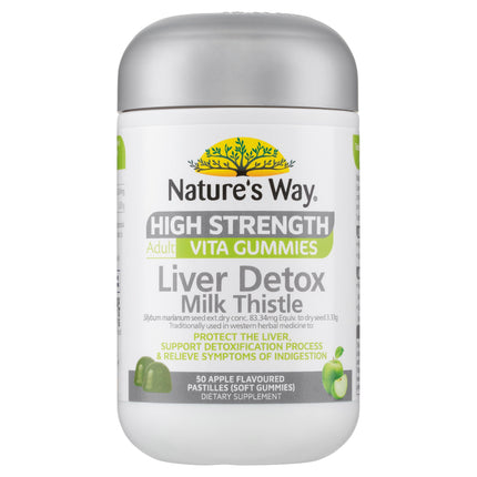 Natures Way High Strength Adult Vita Gummies Liver Detox 50