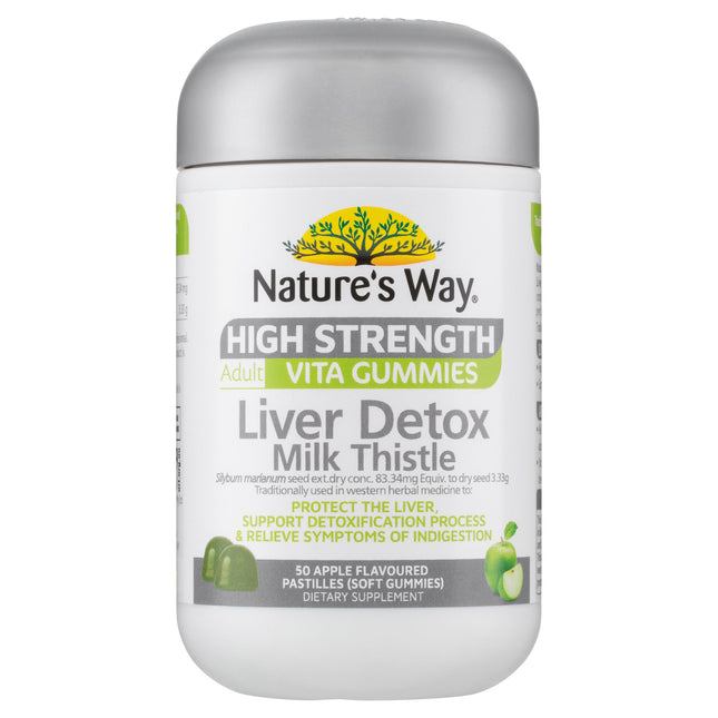 Natures Way High Strength Adult Vita Gummies Liver Detox 50