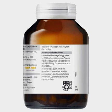 Blackmores Omega Double High Strength Fish Oil 90 Capsules - OhYouLuckyDuck.com.au