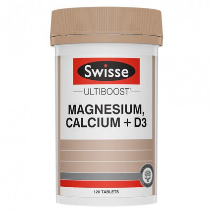Swisse Ultiboost Magnesium + Calcium + D3 120 Tablets - OhYouLuckyDuck.com.au