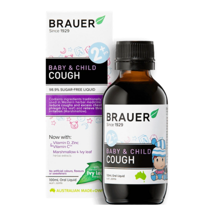 Brauer Baby & Child Cough 100ml - OhYouLuckyDuck.com.au