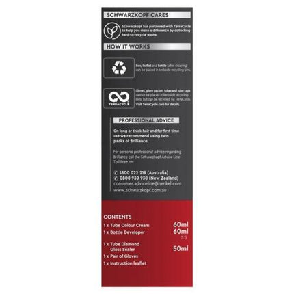 Schwarzkopf Brilliance 37 Hypnotic Red - OhYouLuckyDuck.com.au