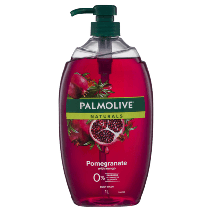 Palmolive Naturals Pomegranate & Mango Shower Gel 1L - OhYouLuckyDuck.com.au