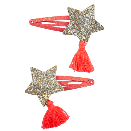 Creative Education Boutique Sassy Tassy Star Hairclips, 2 Pcs - OhYouLuckyDuck.com.au